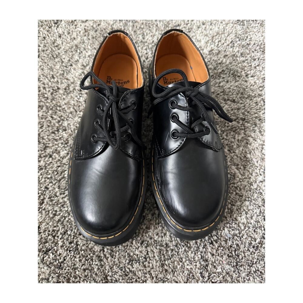 Dr. Martens 1461 Quad Retro Platform shoes women's size 7.5 - Picture 3 of 9
